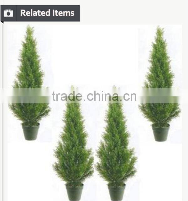 Chinese synthetic topiary boxwood grass tree for Christmas garden decoration