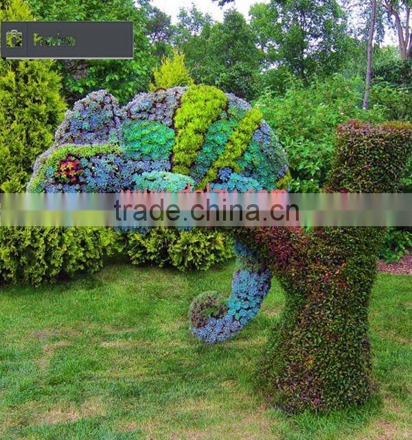 Hot sale new design artificial milan grass animal boxwood for decoration