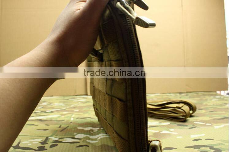 custom brown military tactical molle pad small bags