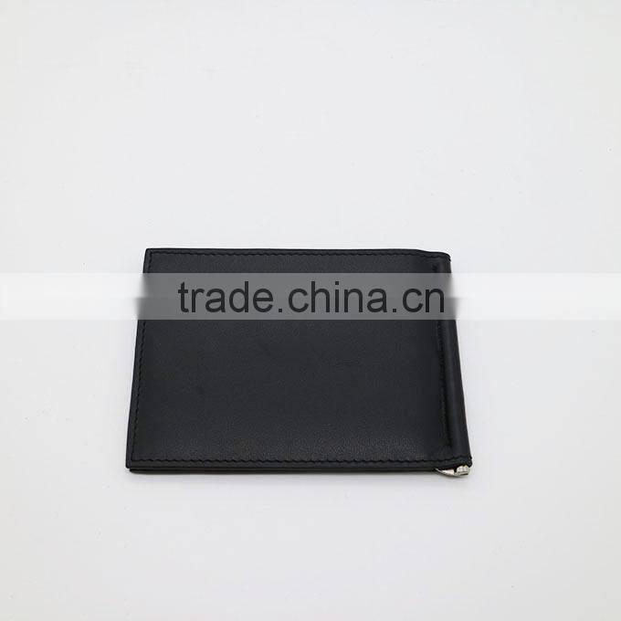 J0730a2 Genuine Leather Money Clip Car Holder