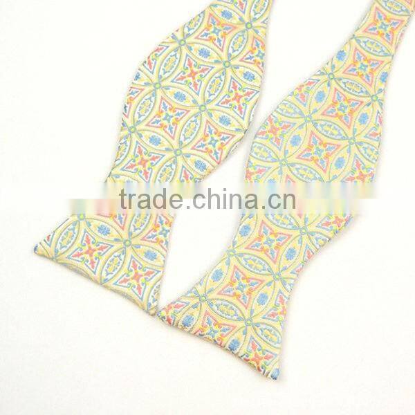 HD-DS18 New fashion silk jacquard woven self bowtie
