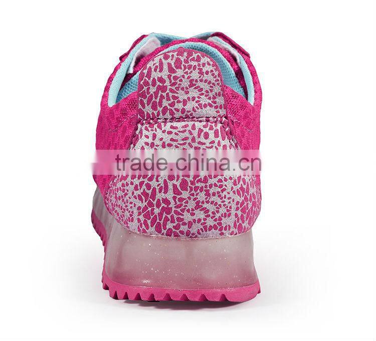 fashion fluorescence casual shoes women have sample, high quality women casual shoes sneakers from china factory