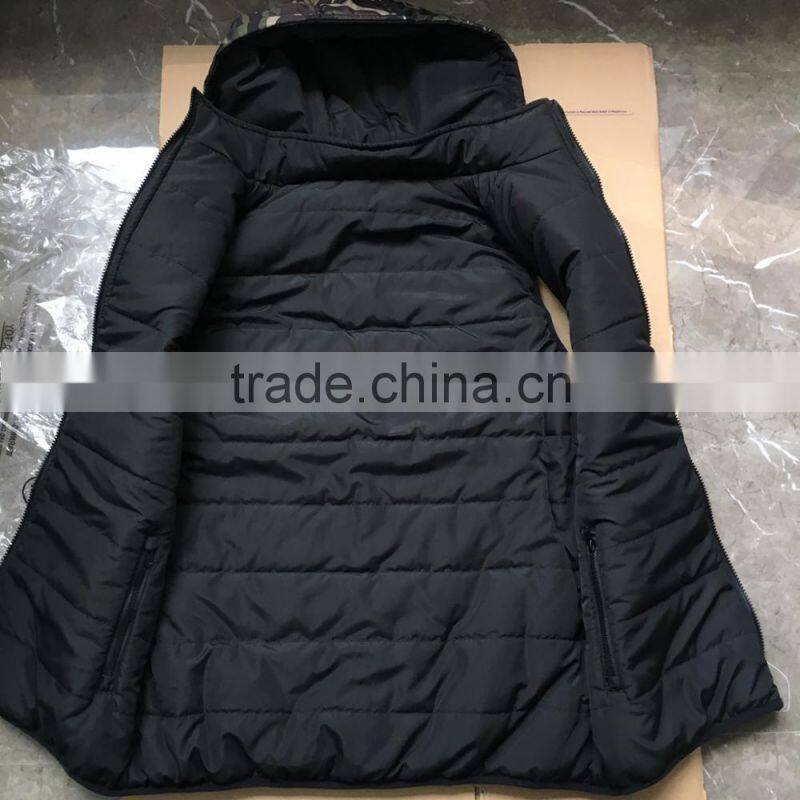 New manufacture winter men jacket camouflage vest
