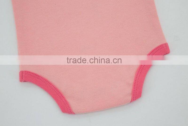 2017 Summer Clothes Short Sleeve 100% Cotton Baby Rompers Girl