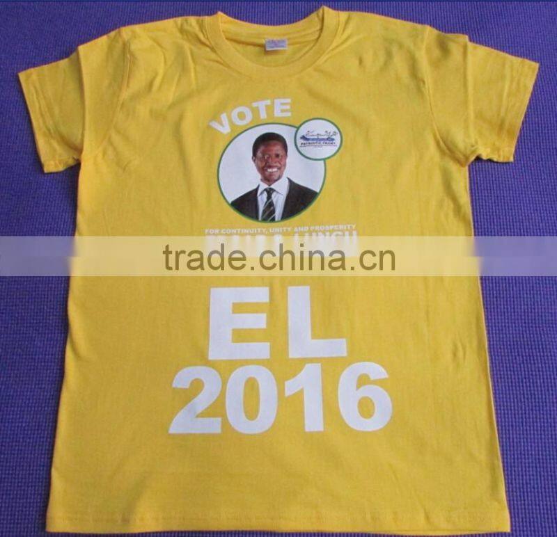 1 dollar cheap polyester elestion t-shirt
