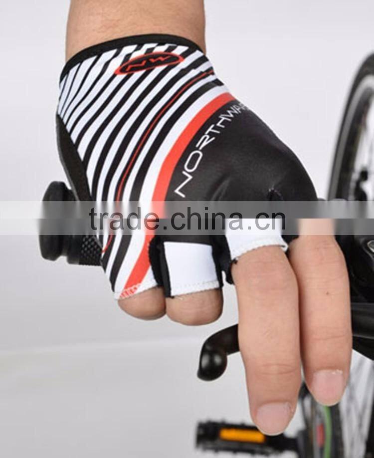 Professional Custom made high quality fashion half finger adults and kids cycling gloves bicycle