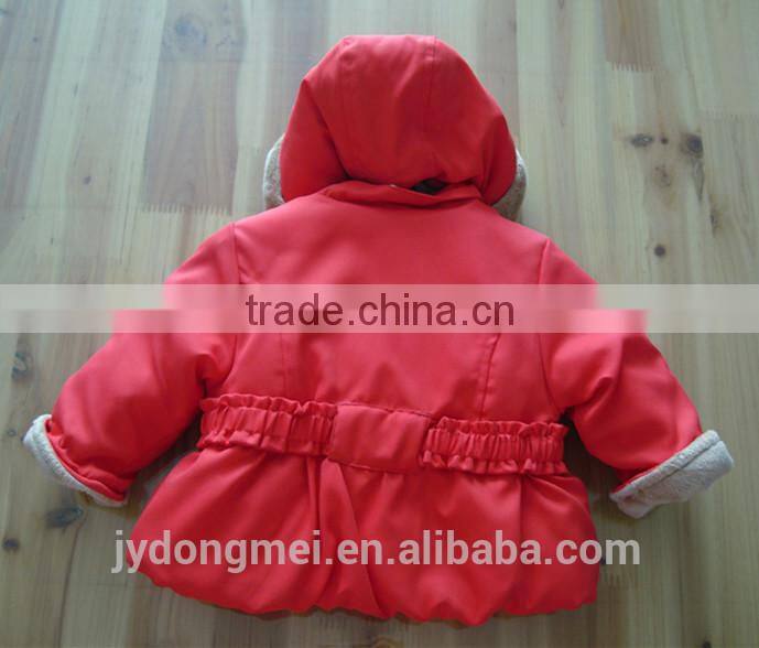 baby winter red coat with belt