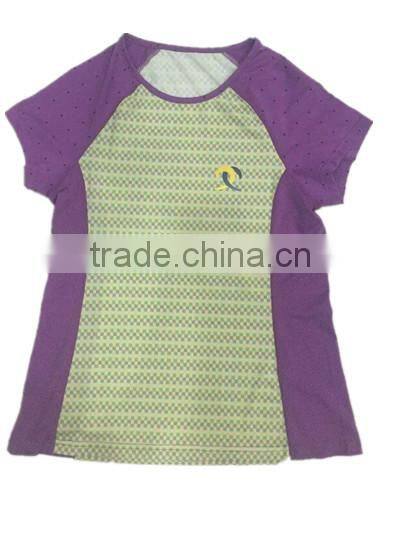 Ladies' sport short sleeve T-shirt