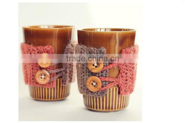 2015 Hand Knit Sock Coffee Cup Cozy