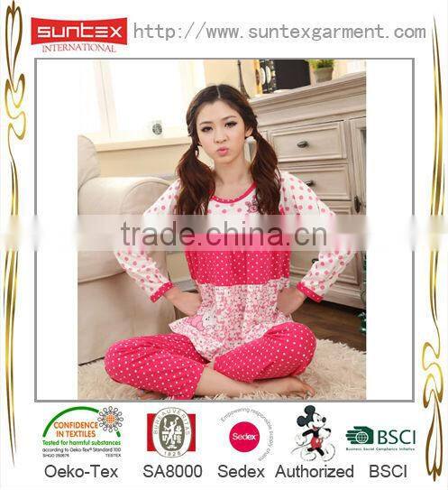 Long Sleeve Cotton Pregnant Women Pajamas