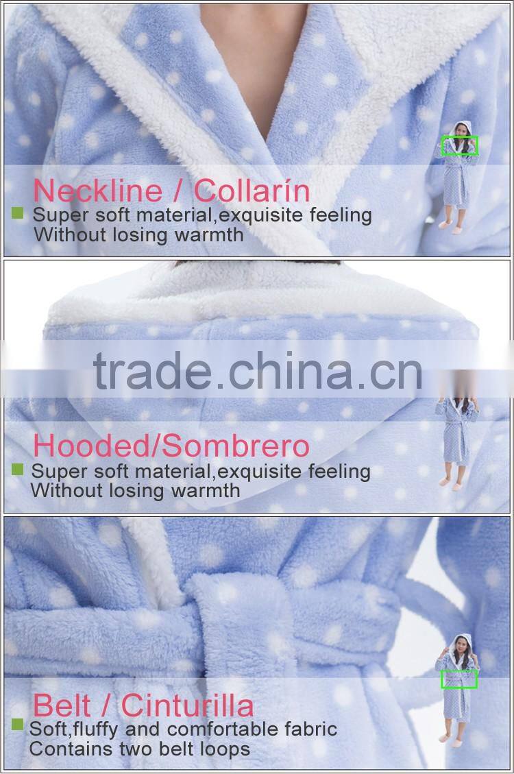USA market wholesale hooded bathrobe for women