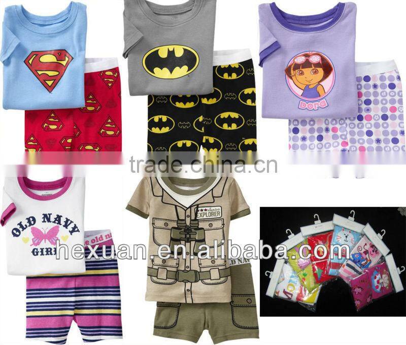 Wholesale Cotton Baby Kids Pyjamas Wholesale