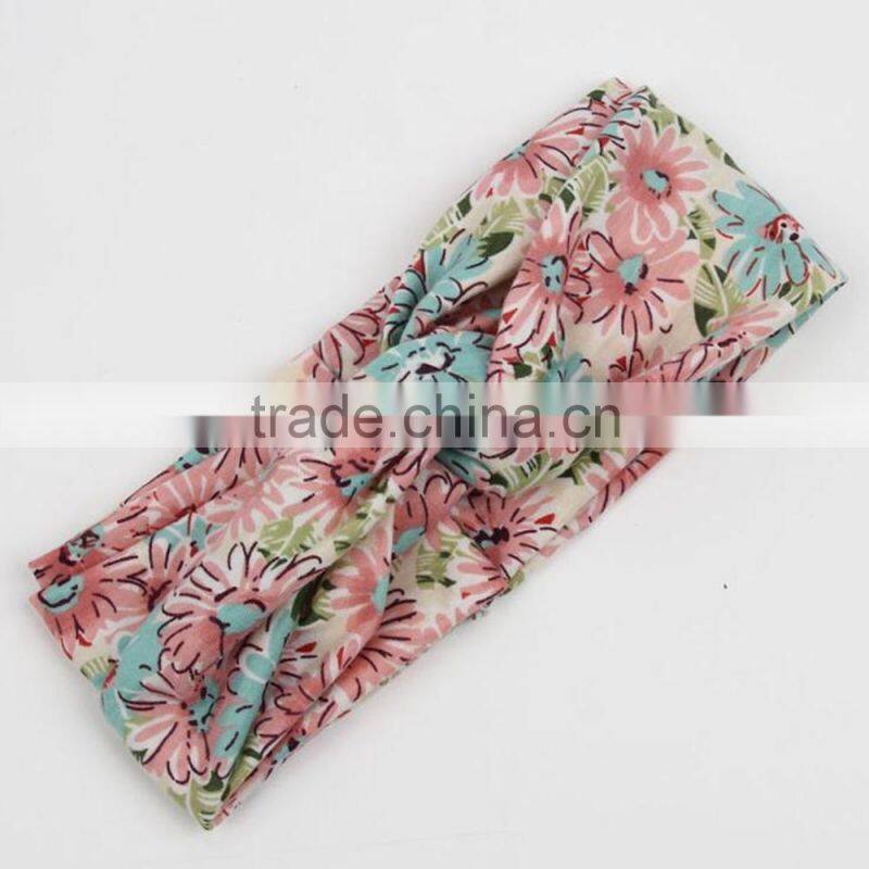 Fashion Women's Printed Headbands,Cotton Headbands