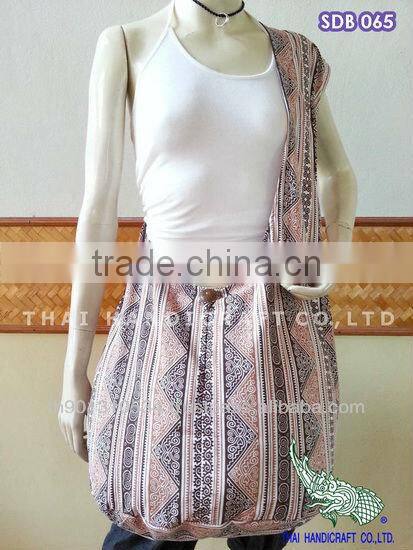 Thai Large Cotton Shoulder Hippie Boho Hobo Sling Crossbody Yaam