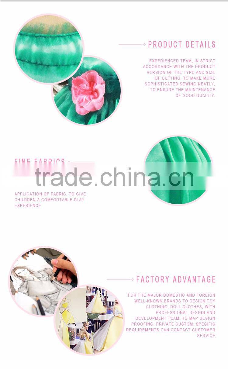 wholesale green party dress 18 inch our generation doll clothes