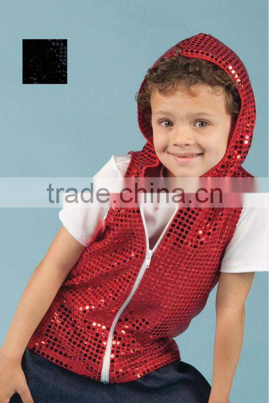 costumes' manufactory -boy's red hip hop jacket -fashionable style