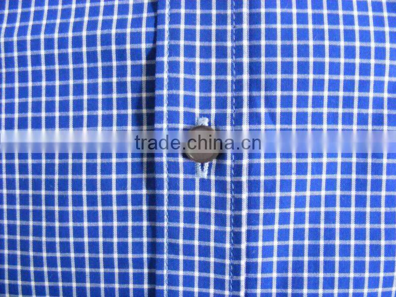 Mens double narrow square collar slim fit shirt