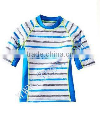 chidren's stripe rash t shirt stripe for boy