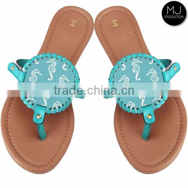 Stocked wholesale monogram sandals