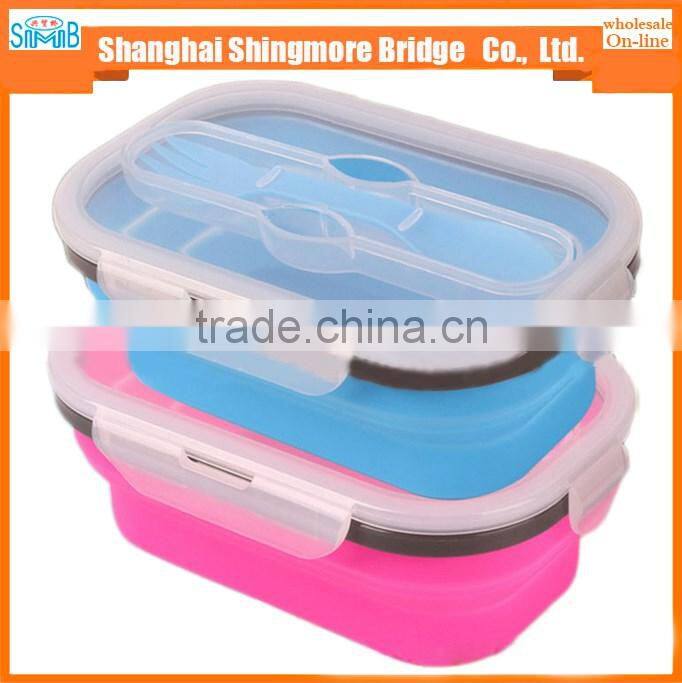 2017 alibaba china supplier hot sales good quality silicone bento lunch box