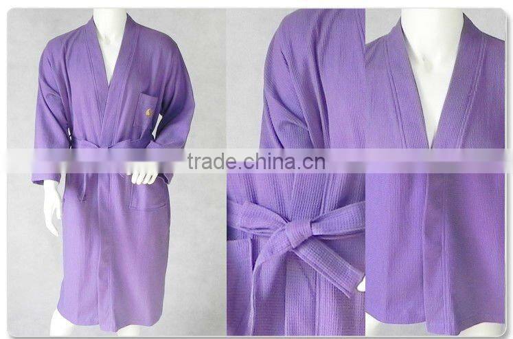 New Fashion Waffle Bath Robe of 100% Cotton