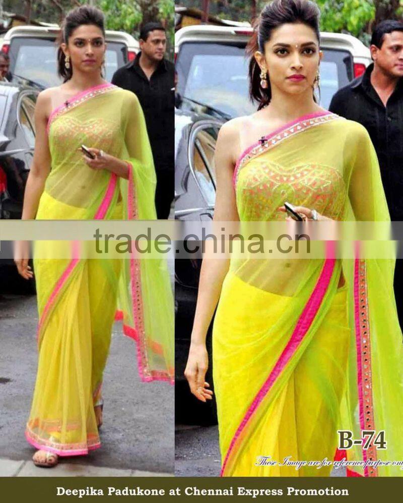 New 2016 Indian Bollywood Designer Party Wear Saree