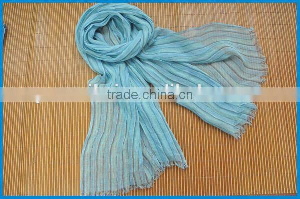 Japan hot selling fashion vertical stripe neck scarf