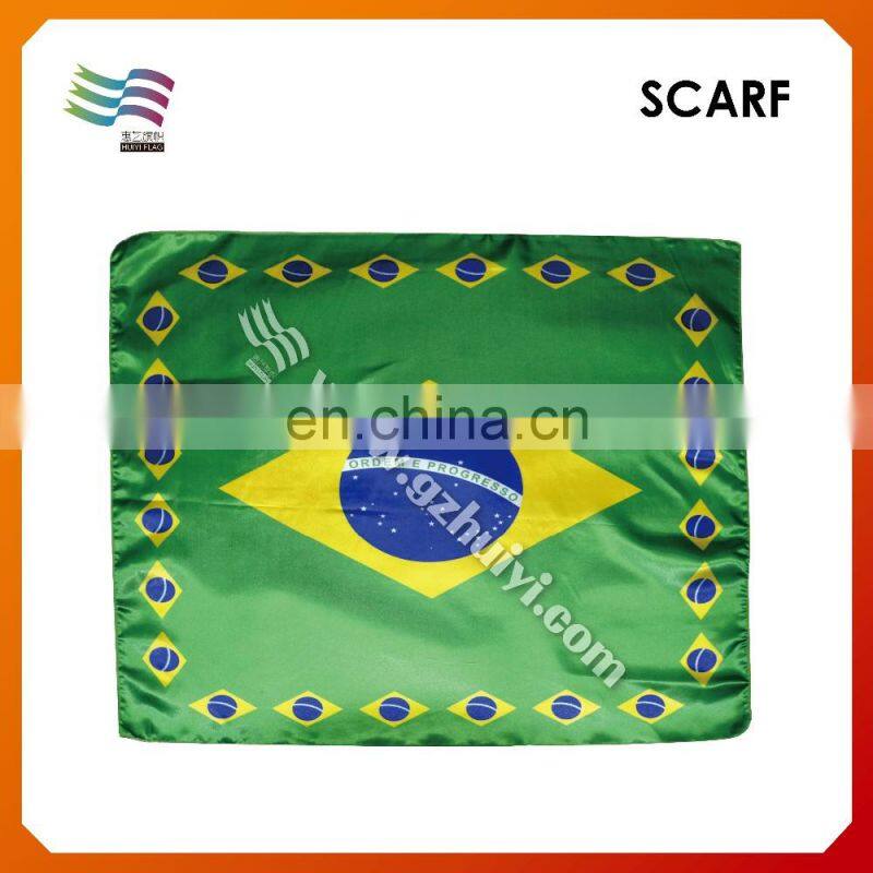 Fashion Shiny Women Satin Scarf
