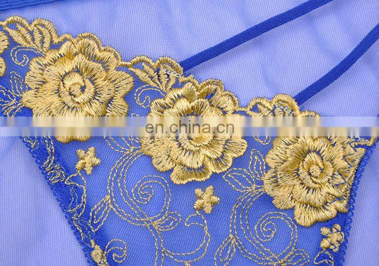 New Arrival Fitness Young Lady Embroiderey Women's Underwear Panties