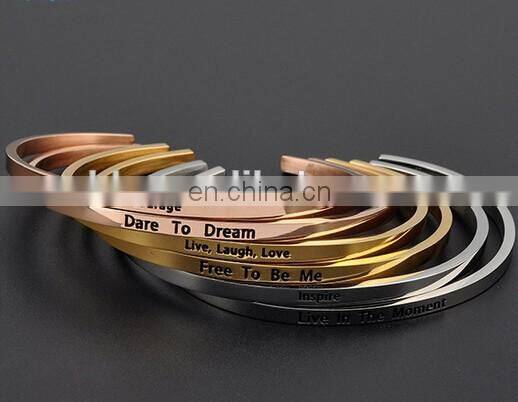 Couple bracelet creative inspired stainless steel jewelry