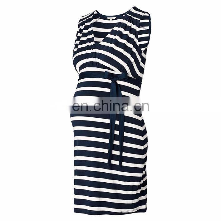 Wholesale Clothing Manufacturer Striped Maternity Clothes/Clothing