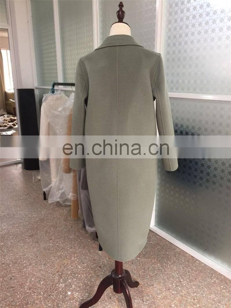 European Hot Sale Winter Clothes Cashmere Coat Comfortable Women Wool Coat