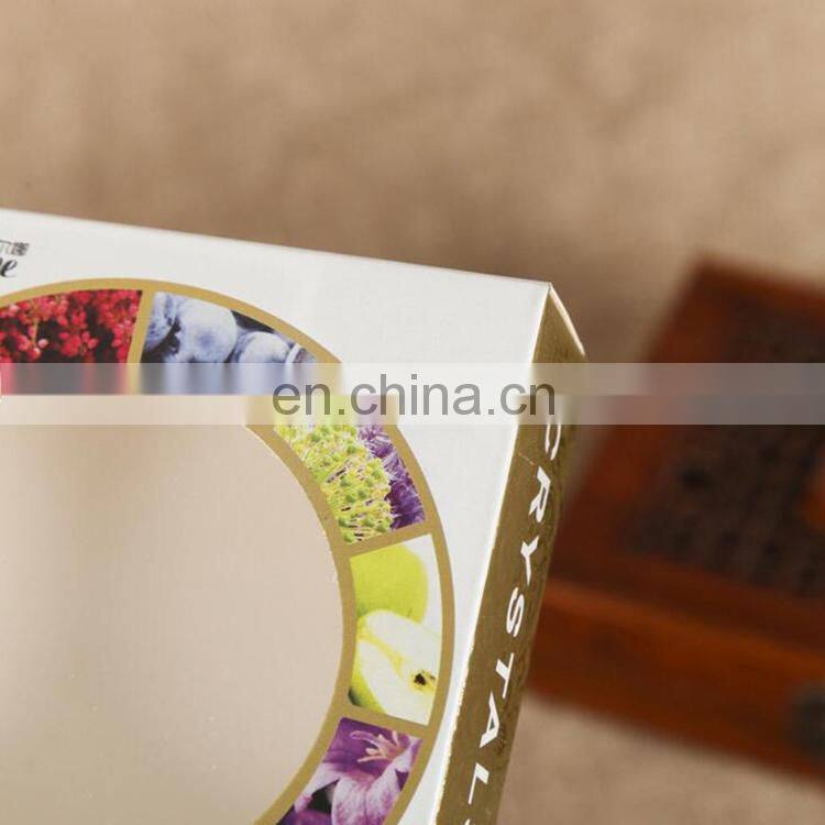 Hot Sale Custom Coloring Paper Folding Box With PVC Window For Skin Soap Packaging