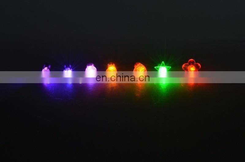 flower shaped LED flashing earring for lady