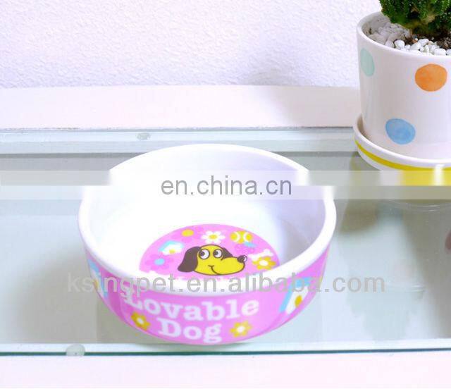 Ceramic pet bowl
