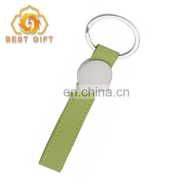 High Quality Custom Deisgn Print Logo Zinc Alloy Leather Keychains