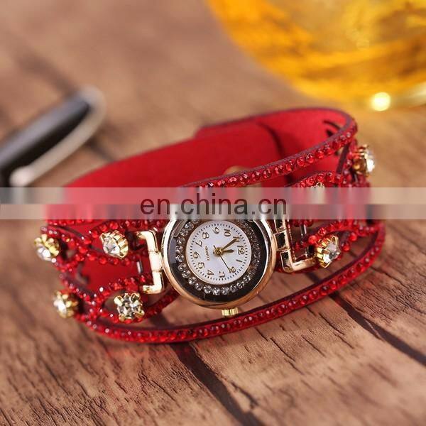 New arrival rhinestone wrist watch hand watch for girl