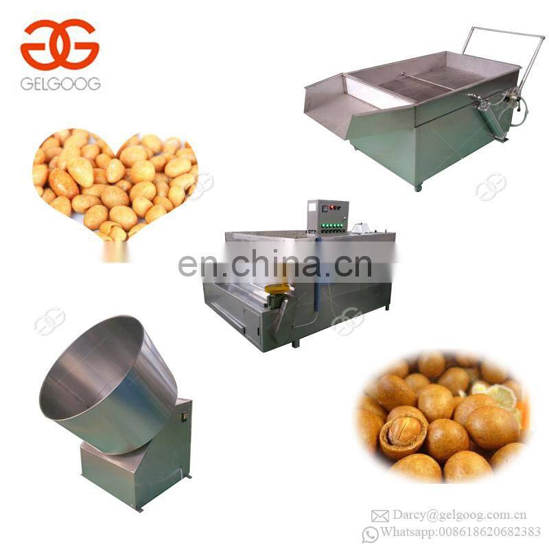 Good Performance Snack Nuts Crispy Roasting Making Baking Machine Coated Peanuts Processing Line