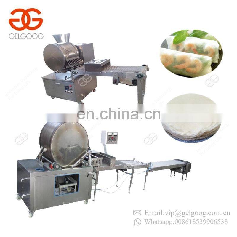Hot Sale Spring Roll Pastry Sheet Making Automatic Spring Roll Machine