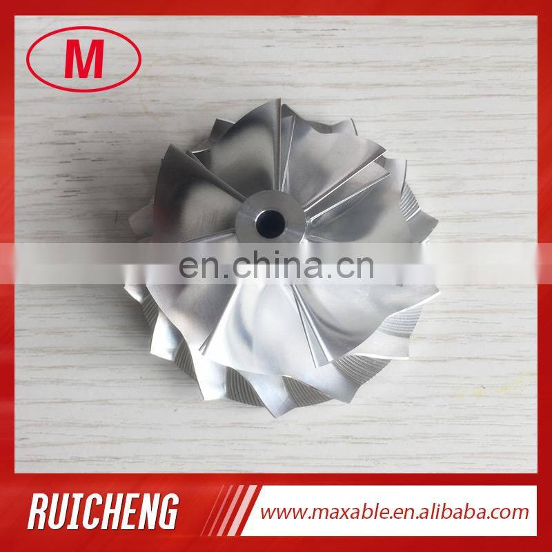 K16 54.20/68.00mm 7+7 blades high performance turbo billet/milling/aluminum 2618 compressor wheel