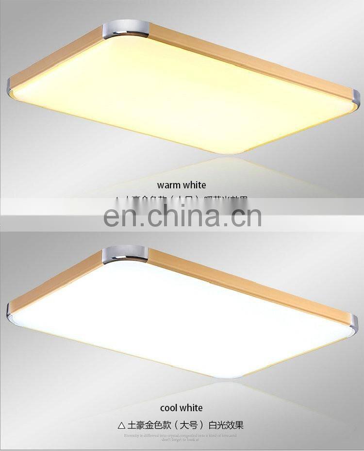 modern ultra-thin led ceiling lamps Nonpolar dimmable rectangular bedroom lamps
