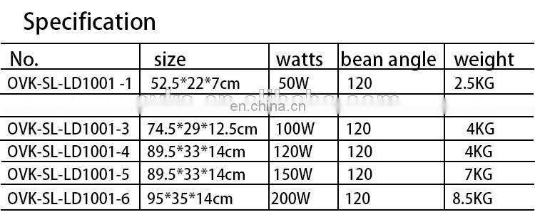 LED Street Light Waterproof IP65 200W 100W LED Garden Light