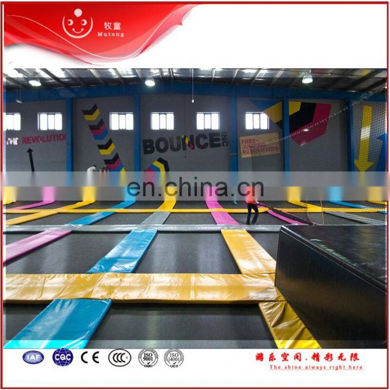Large Square Children Indoor Trampoline Park Equipment For Sale For Kids