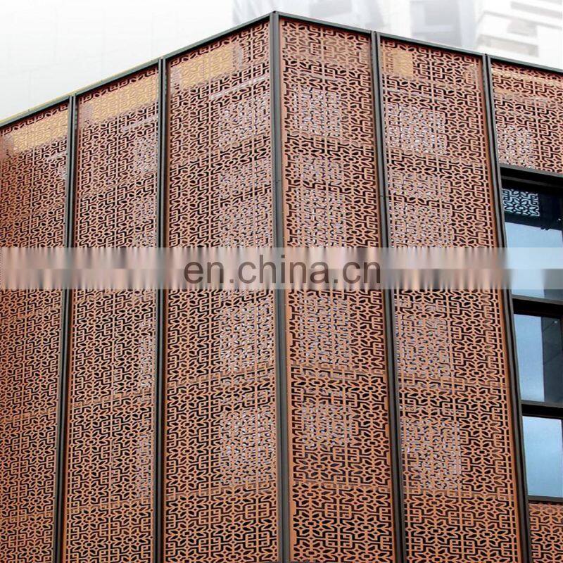 Exterior aluminum facade / aluminum wall panel cladding
