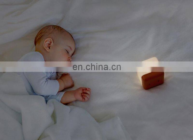 2020 amazon hot sale smart time night light baby night light USB rechargeable LED night light