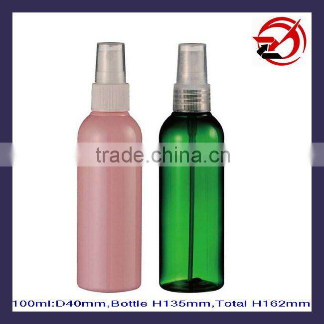 Plastic bottle with spray