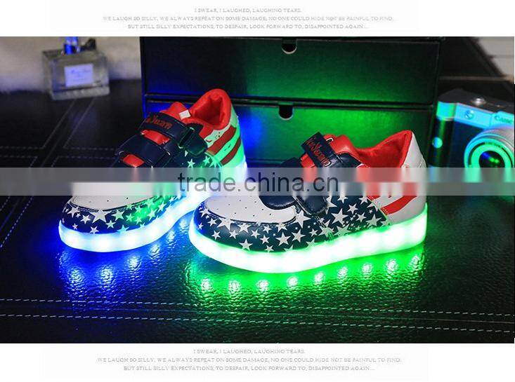 LED kids shoes, LED luminous lighting shoes sneaker for kids, LED light up kids shoes