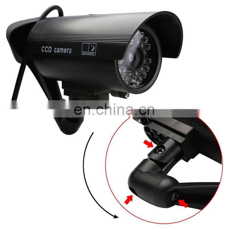 Wonderful Outdoor Indoor Fake Surveillance Security Dummy Camera Night CAM LED Light