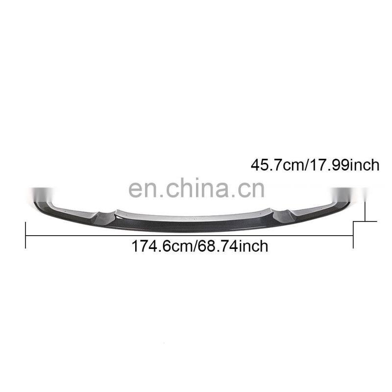 Modify Luxury Carbon Fiber Car Front Lip for BMW 2 Series F87 M2 Coupe 2-Door 2016-2018