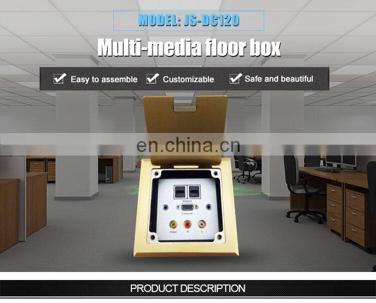 Computer VGA RJ45 network power floor Panel Socket